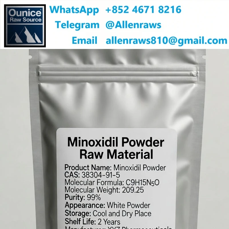 Minoxidil 99% Purità Trab mhux maħdum Vapur Immedjatament