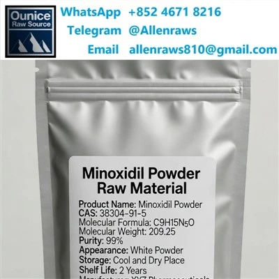Minoxidil 99% Purità Trab mhux maħdum Vapur Immedjatament